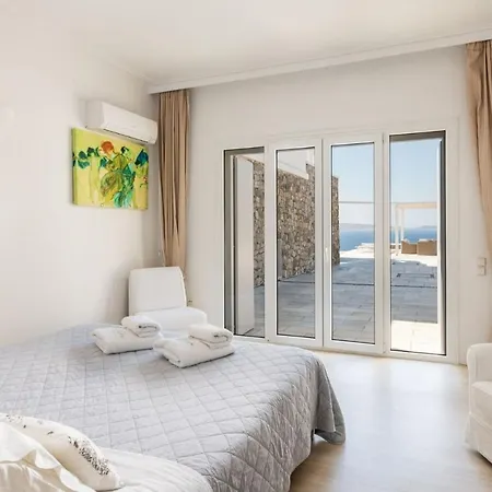 Astounding Mykonos 6 Bedrooms El Greco Panoramic Sea Views Facing The Ancient Island Of Delos Aleomandra * Mykonos Town