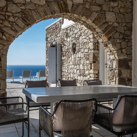 Astounding Mykonos 6 Bedrooms El Greco Panoramic Sea Views Facing The Ancient Island Of Delos Aleomandra Villa