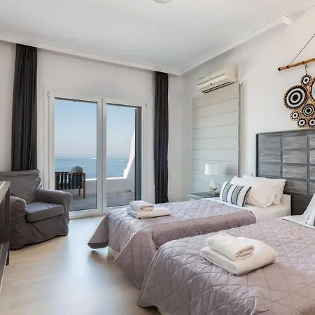 Villa Astounding Mykonos 6 Bedrooms El Greco Panoramic Sea Views Facing The Ancient Island Of Delos Aleomandra Mykonos Town