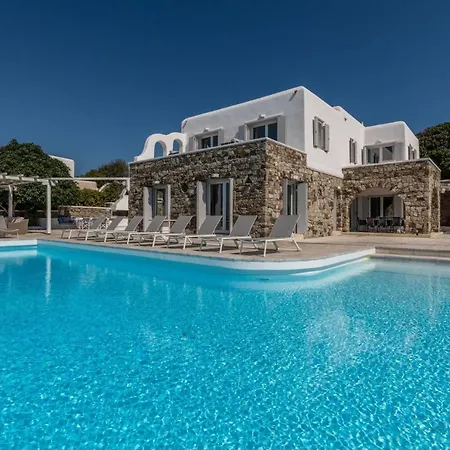 Astounding Mykonos 6 Bedrooms El Greco Panoramic Sea Views Facing The Ancient Island Of Delos Aleomandra Villa *