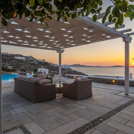 Astounding Mykonos 6 Bedrooms El Greco Panoramic Sea Views Facing The Ancient Island Of Delos Aleomandra Villa