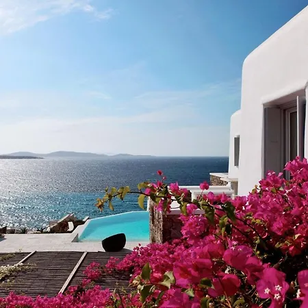 Villa Astounding Mykonos 6 Bedrooms El Greco Panoramic Sea Views Facing The Ancient Island Of Delos Aleomandra Mykonos Town