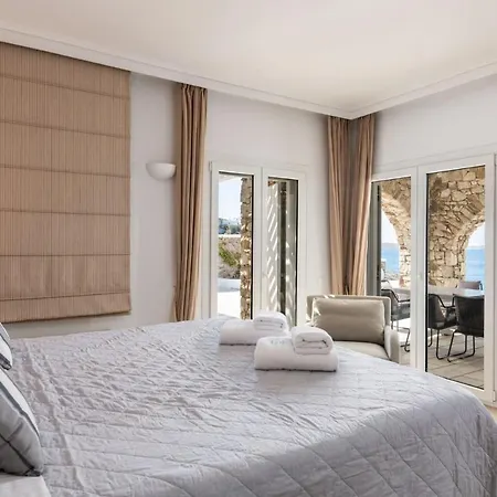 Villa Astounding Mykonos 6 Bedrooms El Greco Panoramic Sea Views Facing The Ancient Island Of Delos Aleomandra *