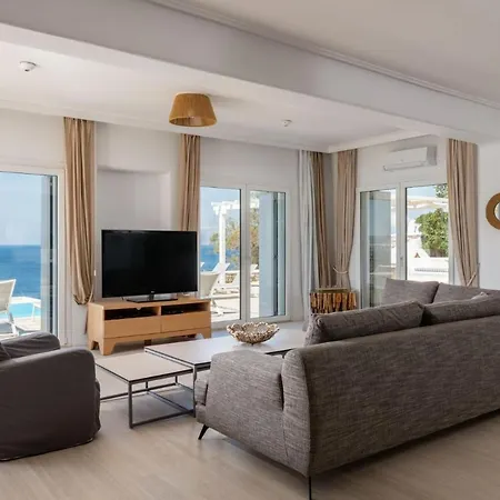Astounding Mykonos 6 Bedrooms El Greco Panoramic Sea Views Facing The Ancient Island Of Delos Aleomandra Villa *